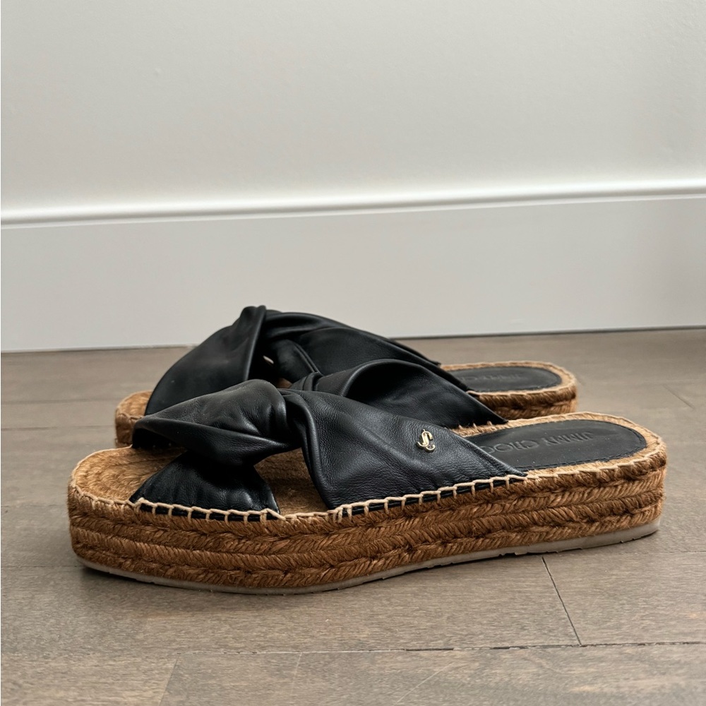 Jimmy Choo Daja Platform Espadrilles Sandals